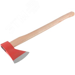 Топор кованая усиленная сталь, деревянная длинная ручка 1250 гр - фото 2