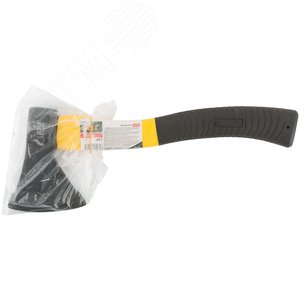 Топор кованая усиленная сталь, усиленная фиберглассовая ручка 600 гр - фото 3
