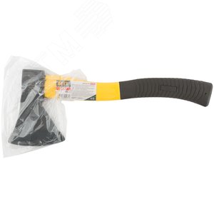 Топор кованая усиленная сталь, усиленная фиберглассовая ручка 800 гр - фото 3