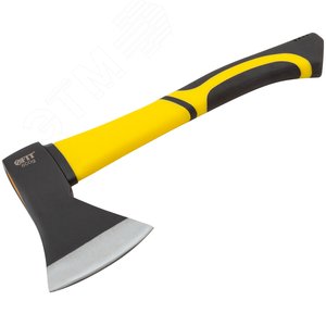 Топор кованая усиленная сталь, усиленная фиберглассовая ручка 600 гр - фото 2
