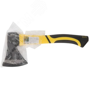 Топор кованая усиленная сталь, усиленная фиберглассовая ручка 600 гр - фото 3