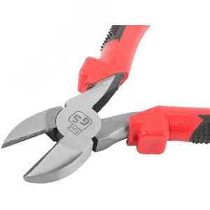 Бокорезы ''Стандарт'', красно-черные пластиковые ручки, полированная сталь 165 мм - фото 6