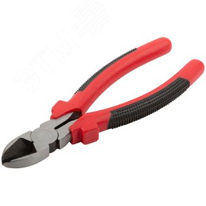 Бокорезы ''Стандарт'', красно-черные пластиковые ручки, полированная сталь 190 мм 48019 FIT - 2