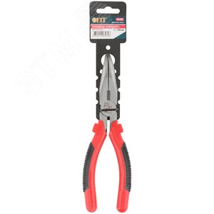 Утконосы ''Стандарт'', красно-черные пластиковые ручки, полированная сталь 200 мм - фото 3