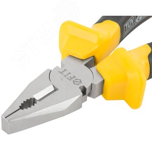 Плоскогубцы комбинированные ''Старт'' черно-желтые прорезиненные ручки, хром-никелевое покрытие 165 мм - фото 6