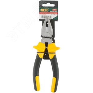 Плоскогубцы комбинированные ''Старт'' черно-желтые прорезиненные ручки, хром-никелевое покрытие 180 мм - фото 3