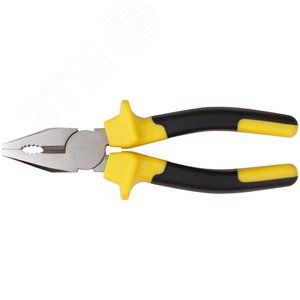 Плоскогубцы комбинированные ''Старт'' черно-желтые прорезиненные ручки, хром-никелевое покрытие 180 мм - фото 4