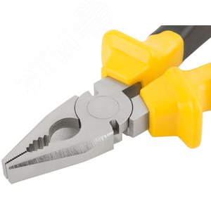 Плоскогубцы комбинированные ''Старт'' черно-желтые прорезиненные ручки, хром-никелевое покрытие 180 мм - фото 5