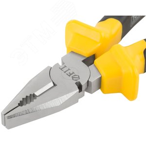 Плоскогубцы комбинированные ''Старт'' черно-желтые прорезиненные ручки, хром-никелевое покрытие 180 мм - фото 6