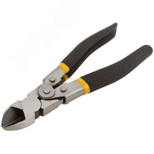 Бокорезы 190 мм ''Рычажный тип'', CrV сталь, увеличенное усилие на сведение губок, ПВХ антискользящие ручки - фото 2