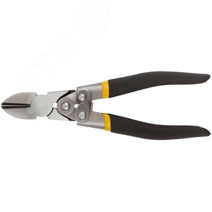 Бокорезы 190 мм ''Рычажный тип'', CrV сталь, увеличенное усилие на сведение губок, ПВХ антискользящие ручки - фото 4