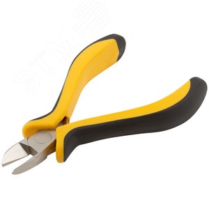Бокорезы ''Мини'' Профи никелированное покрытие, черно-желтые мягкие ручки 115 мм 51631 FIT - 2