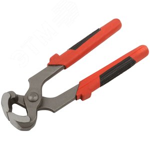 Клещи строительные ''Стандарт'', пластиковые красно-черные ручки 180 мм - фото 3