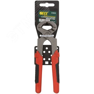 Клещи строительные ''Стандарт'', пластиковые красно-черные ручки 180 мм - фото 2