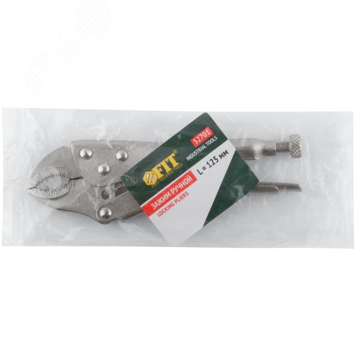 Зажим ручной с фиксатором тип WR 125 мм - фото 3