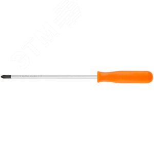 Отвертка ''Эконом'', CrV сталь, пластиковая оранжевая ручка 6х150 мм РН2