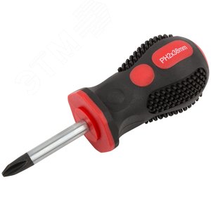 Отвертка ''Универсал'', CrV сталь, прорезиненная ручка, Профи 6х38 мм РН2 - фото 2