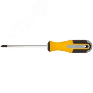Отвертка ''Старт'', CrV сталь, прорезиненная ручка 5х100 мм РН1 - фото 1