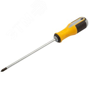 Отвертка ''Старт'', CrV сталь, прорезиненная ручка 5х150 мм РН1 - фото 2