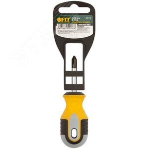 Отвертка ''Старт'', CrV сталь, прорезиненная ручка 6х38 мм РН2 - фото 3