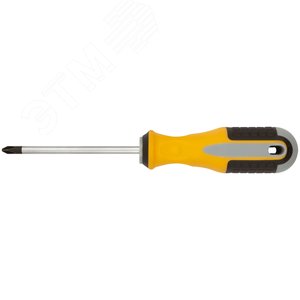 Отвертка ''Старт'', CrV сталь, прорезиненная ручка 6х100 мм РН2 - фото 1