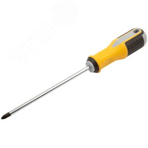 Отвертка ''Старт'', CrV сталь, прорезиненная ручка 6х150 мм РН2 - фото 2