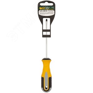 Отвертка ''Старт'', CrV сталь, прорезиненная ручка 3х100 мм SL - фото 3