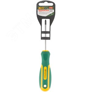 Отвертка ''Контур'', CrV сталь, прорезиненная ручка 4х75 мм РН1 - фото 3