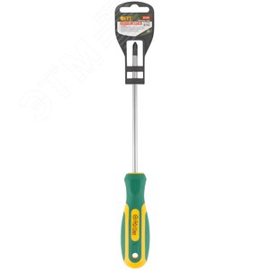 Отвертка ''Контур'', CrV сталь, прорезиненная ручка 6х150 мм РН2 - фото 3