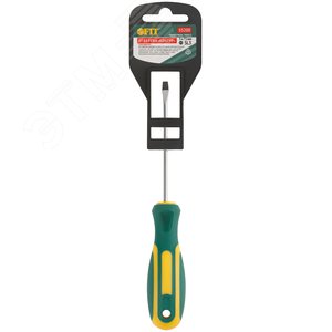 Отвертка ''Контур'', CrV сталь, прорезиненная ручка 3х75 мм SL - фото 3