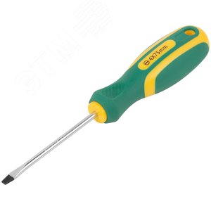 Отвертка ''Контур'', CrV сталь, прорезиненная ручка 4х75 мм SL - фото 2