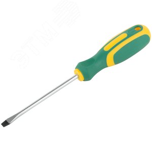Отвертка ''Контур'', CrV сталь, прорезиненная ручка 5х100 мм SL - фото 2