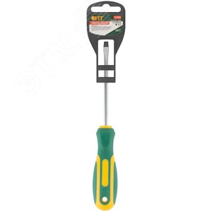 Отвертка ''Контур'', CrV сталь, прорезиненная ручка 5х100 мм SL - фото 3