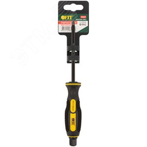 Отверткa ударная, сталь S2, шестигран.жало, боек под ключ, прорезиненная ручка, Профи 5х100 мм PH1 - фото 3