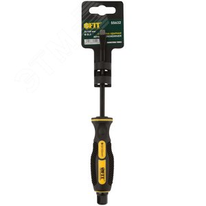 Отверткa ударная, сталь S2, шестигран.жало, боек под ключ, прорезиненная ручка, Профи 5х100 мм SL - фото 3