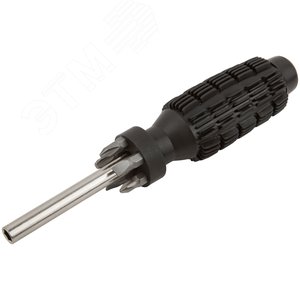 Отвертка 5 CrV бит, черная усиленная ручка с антискользящей накладкой 56245 FIT - 2