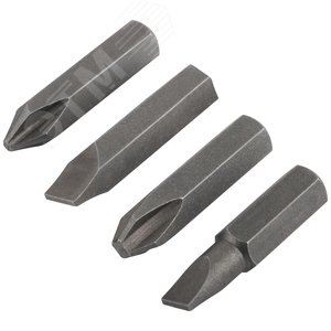 Биты для ударной отвертки CrV набор 4 шт 36 мм - фото 2