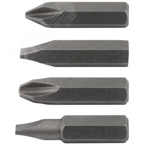 Биты для ударной отвертки CrV набор 4 шт 36 мм - фото 5