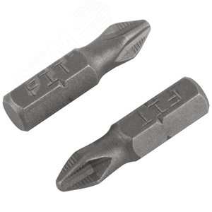 Биты кованые сталь S2 односторонние 25 мм PH2 Профи 2 шт блистер - фото 5