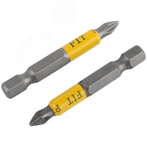 Биты кованые сталь S2 односторонние 50 мм PH1 Профи 2 шт блистер - фото 5