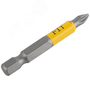 Биты кованые сталь S2 односторонние 50 мм PH1 Профи 2 шт блистер - фото 6