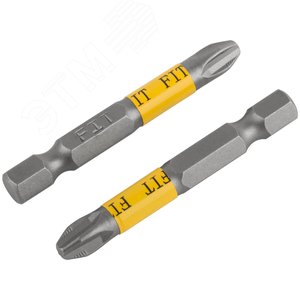 Биты кованые сталь S2 односторонние 50 мм PH3 Профи 2 шт блистер - фото 5