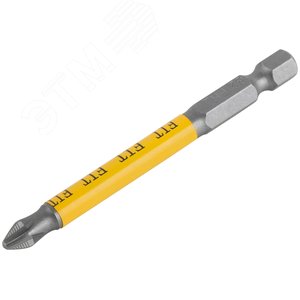 Биты кованые сталь S2 односторонние 75 мм PH2 Профи 2 шт блистер - фото 2