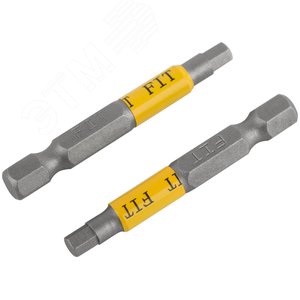 Биты кованые сталь S2 односторонние 50 мм Н4 Профи 2 шт блистер - фото 5