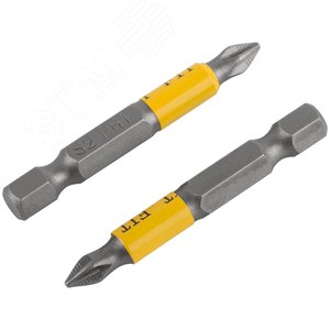 Биты кованые сталь S2 односторонние 50 мм PH1 Профи 10 шт блистер - фото 5