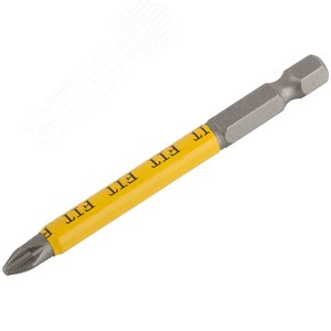 Биты кованые сталь S2 односторонние 75 мм PH2 Профи 10 шт блистер - фото 2