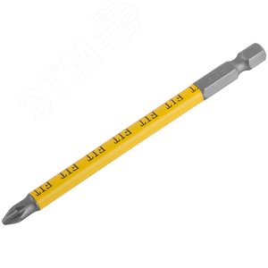 Биты кованые сталь S2 односторонние 100 мм PH2 Профи 10 шт блистер - фото 2