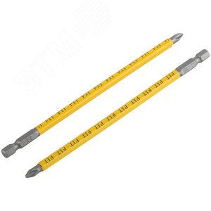 Биты кованые сталь S2 односторонние 150 мм PH2 Профи 10 шт блистер - фото 5