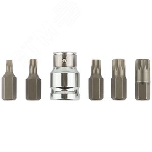 Набор бит ''SPLINE'' 6 штCrV - фото 1