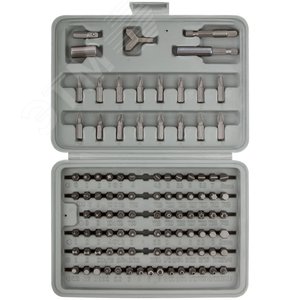 Набор бит 100 шт CrV - фото 1